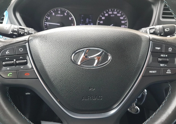 Hyundai i20 cena 39900 przebieg: 151742, rok produkcji 2017 z Jabłonowo Pomorskie małe 277